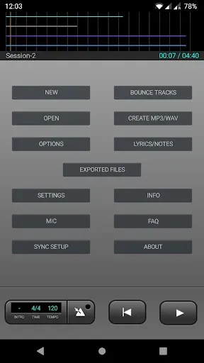 Скриншот 2 — J4T Multitrack Recorder