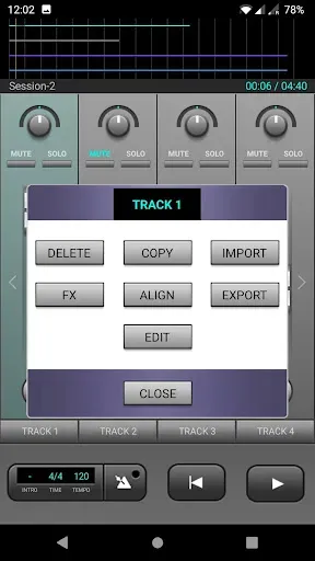 Скриншот 5 — J4T Multitrack Recorder
