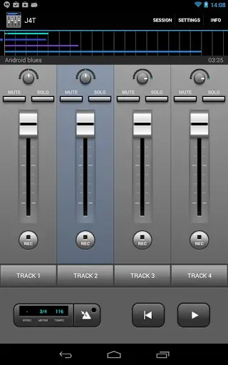 Скриншот 8 — J4T Multitrack Recorder