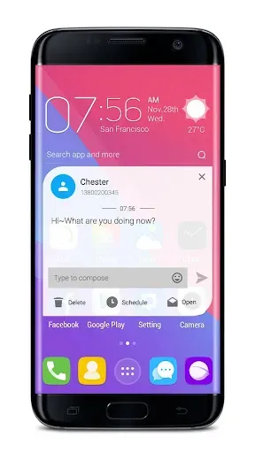 Скриншот 4 — GO SMS Pro — темы, эмодзи, GIF