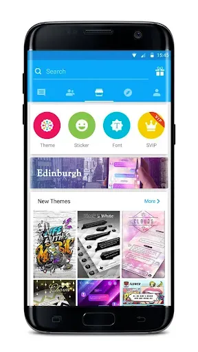 Скриншот 6 — GO SMS Pro — темы, эмодзи, GIF