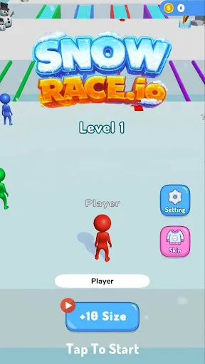 Скриншот 1 — Snow Race 3D: Fun Ball Racing