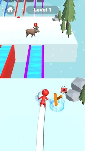 Скриншот 5 — Snow Race 3D: Fun Ball Racing