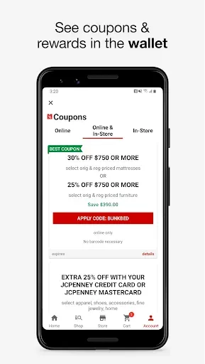 Скриншот 5 — JCPenney – Shopping & Deals