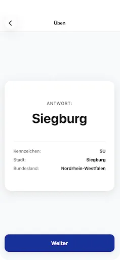 Скриншот 3 — Kennzeichen-Quiz