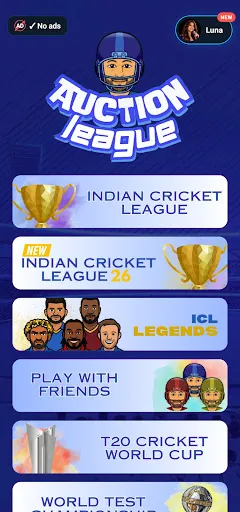 Скриншот 1 — Auction League - Cricket Game