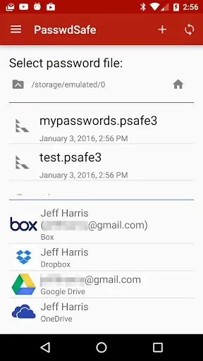 Скриншот 1 — PasswdSafe - Password Safe