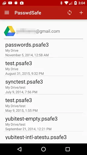 Скриншот 2 — PasswdSafe - Password Safe