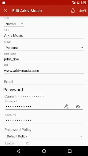 Скриншот 7 — PasswdSafe - Password Safe