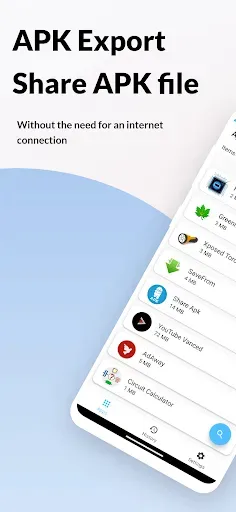 Скриншот 1 — APK Export - Share APK file
