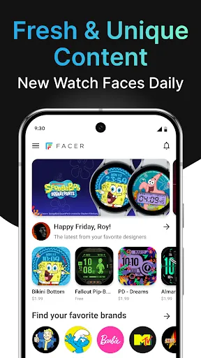 Скриншот 6 — Facer Watch Faces