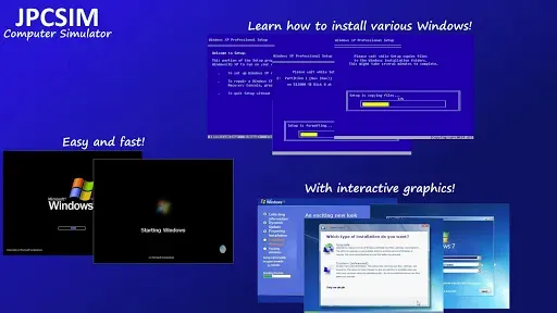 Скриншот 1 — JPCSIM - PC Windows Simulator