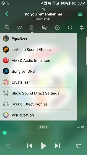 Скриншот 1 — jetAudio Hi-Res Music Player