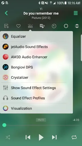 Скриншот 1 — jetAudio+ Hi-Res Music Player
