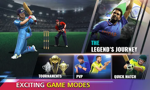 Скриншот 1 — Sachin Saga Cricket Champions