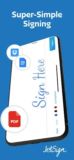 Скриншот 1 — JetSign: Fill & Sign PDF Forms