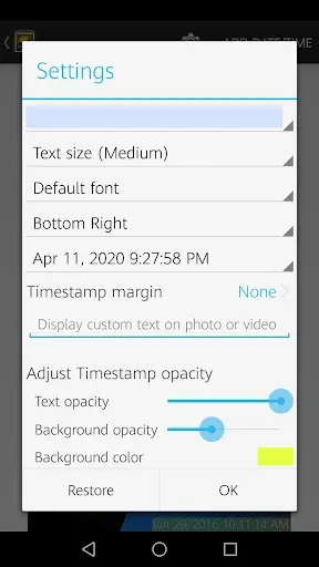 Скриншот 5 — Timestamp Photo and Video Pro