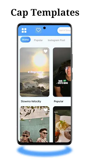 Скриншот 1 — Cap Template - Video Templates