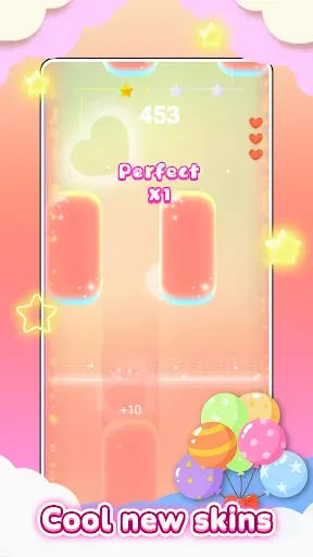 Скриншот 2 — PopCat Tiles: Piano & Music