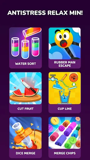 Скриншот 4 — Mini relax games-No wifi