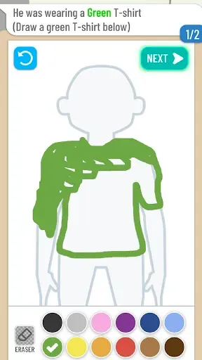 Скриншот 1 — Line Up: Draw the Criminal