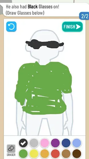 Скриншот 2 — Line Up: Draw the Criminal
