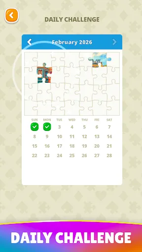 Скриншот 4 — Jigmagic Solitaire - Пазлы