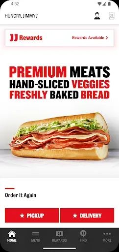 Скриншот 1 — Jimmy John's Sandwiches