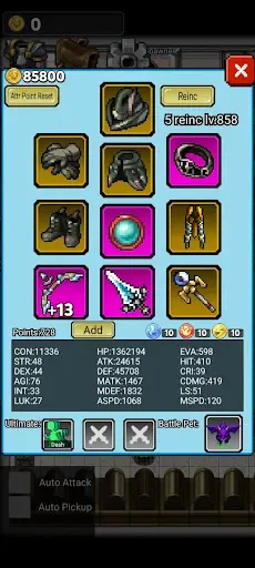 Скриншот 2 — Loot Quest:Pixel Hero