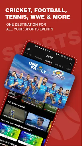 Скриншот 4 — JioTV: Live TV, Catch-Up & OTT