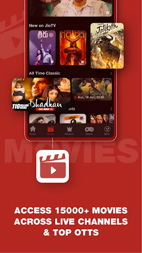 Скриншот 8 — JioTV: Live TV, Catch-Up & OTT