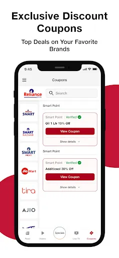 Скриншот 5 — JioNews - News & Coupons