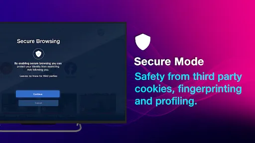 Скриншот 3 — JioSphere - Web Browser for TV