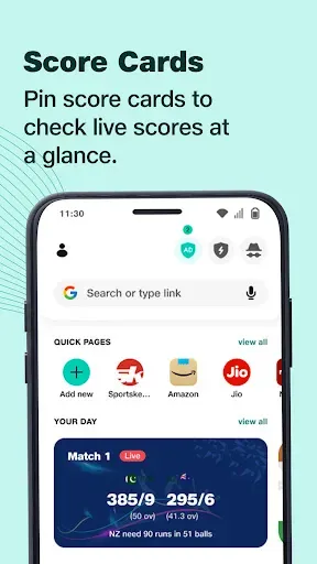 Скриншот 4 — JioSphere: Web Browser
