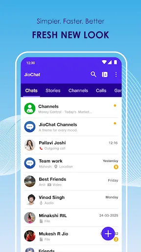 Скриншот 2 — JioChat Messenger & Video Call