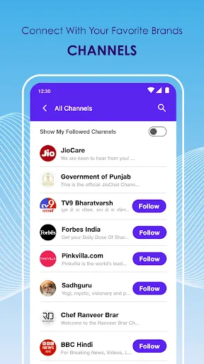 Скриншот 4 — JioChat Messenger & Video Call