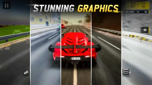 Скриншот 1 — MR RACER: Highway Car Racing