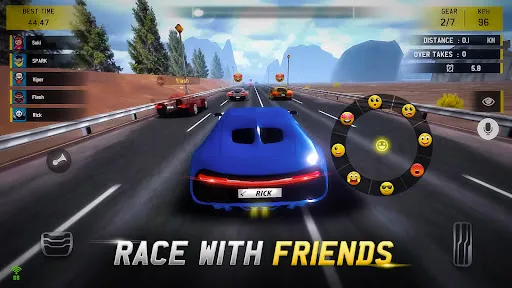 Скриншот 3 — MR RACER: Highway Car Racing