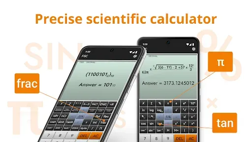 Скриншот 1 — Full Scientific Calculator