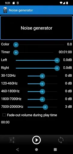 Скриншот 5 — Frequency Sound Generator