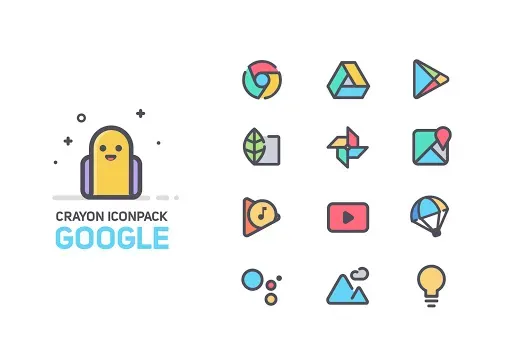 Скриншот 3 — Crayon Icon Pack