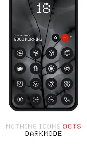 Скриншот 3 — Dots : Adaptive Icon pack
