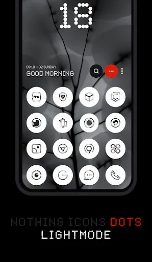 Скриншот 5 — Dots : Adaptive Icon pack