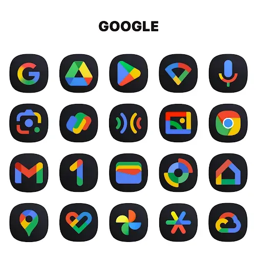 Скриншот 3 — One UI Dark IconPack