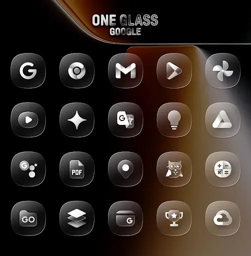 Скриншот 3 — One UI Glass IconPack