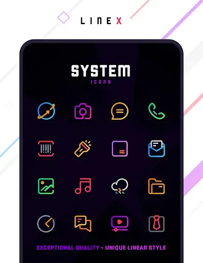 Скриншот 2 — LineX Icon Pack