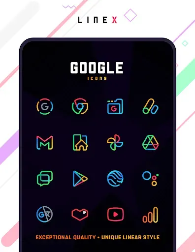 Скриншот 3 — LineX Icon Pack