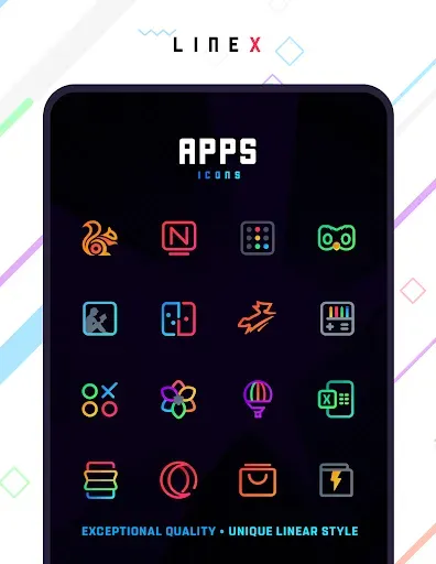 Скриншот 5 — LineX Icon Pack