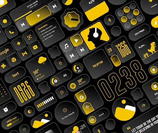 Скриншот 4 — Glass Widgets Pro