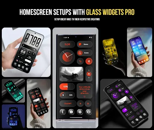 Скриншот 7 — Glass Widgets Pro